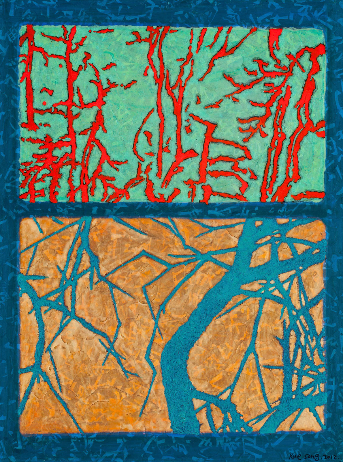 Xue Song 薛松, Dialogue with Mark Rothko No.4《与罗斯科对话之四》, 2012