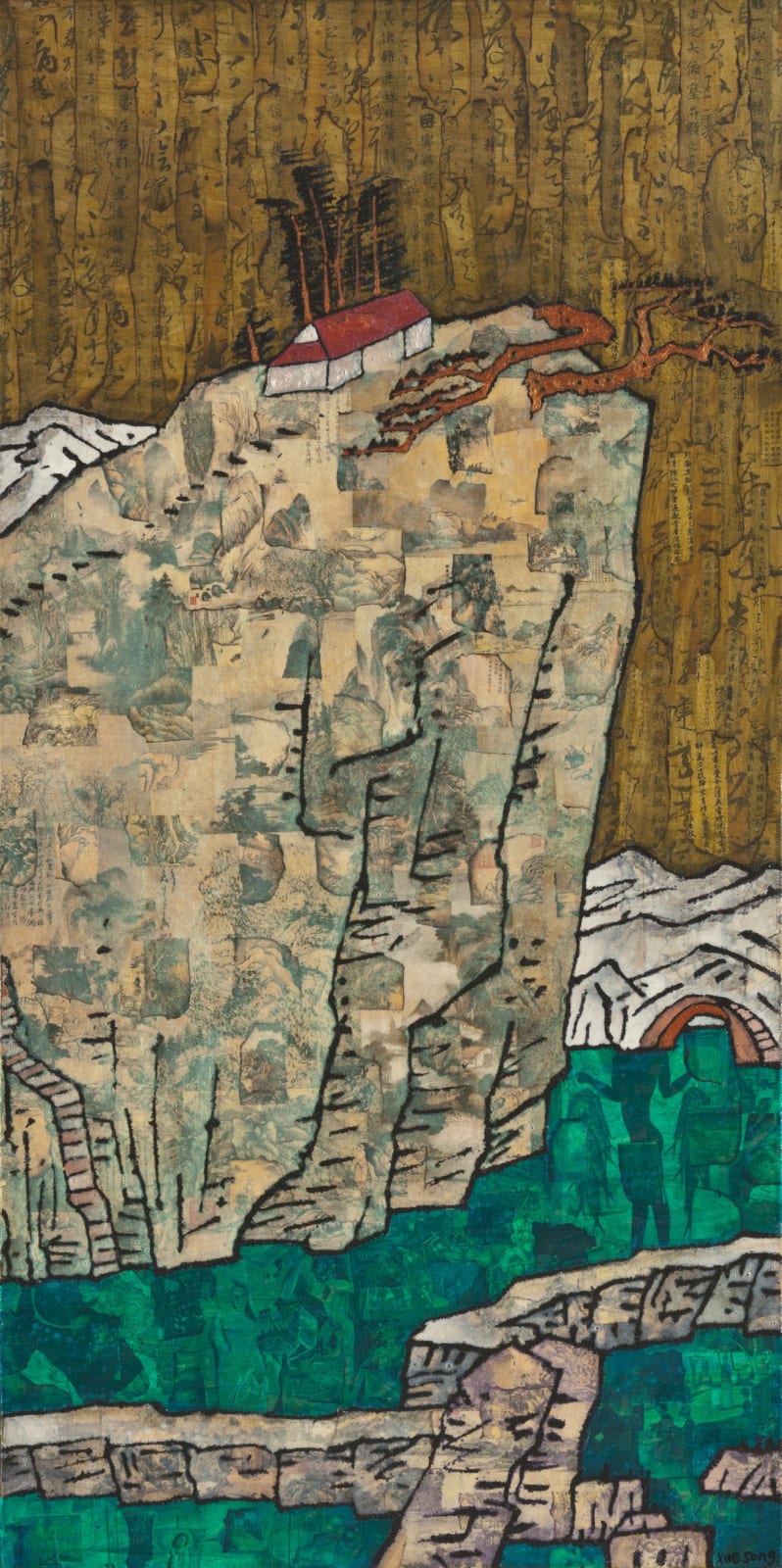 Xue Song 薛松, Household on the Mountain《山上人家》, 2017