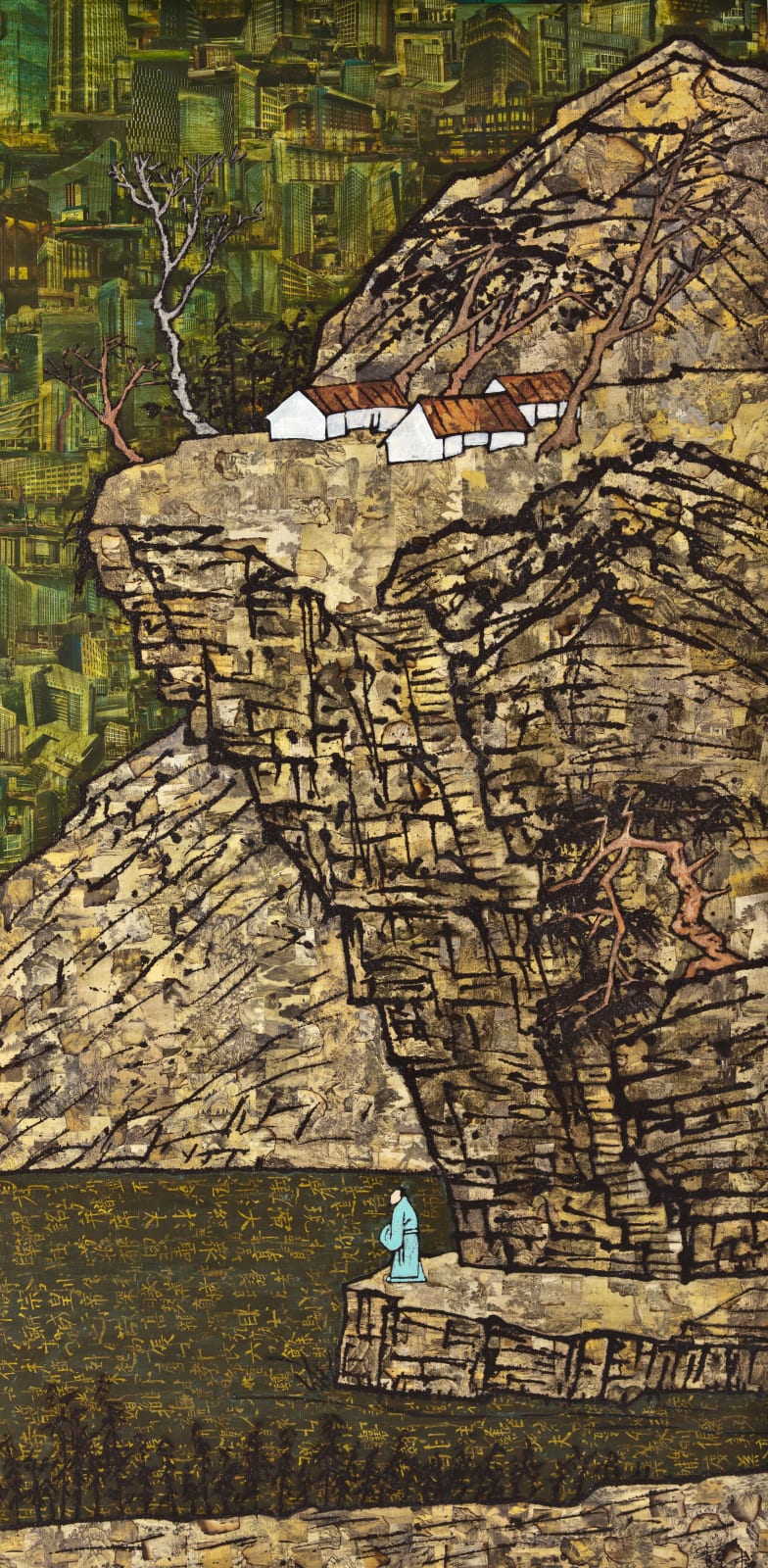 Xue Song 薛松, Thinking alone under the Cliff《崖下独思》, 2012