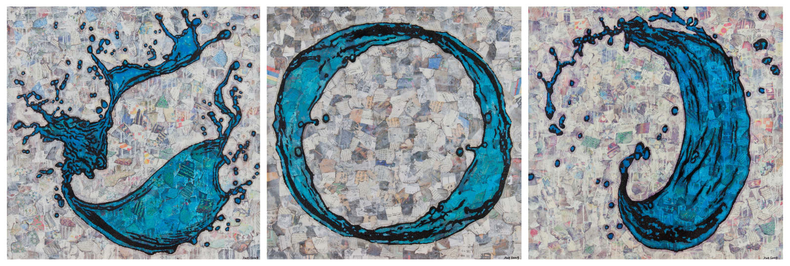 Xue Song 薛松, The Dao from Nature Series - Waves (2)《法自然系列—浪花（二）》, 2022