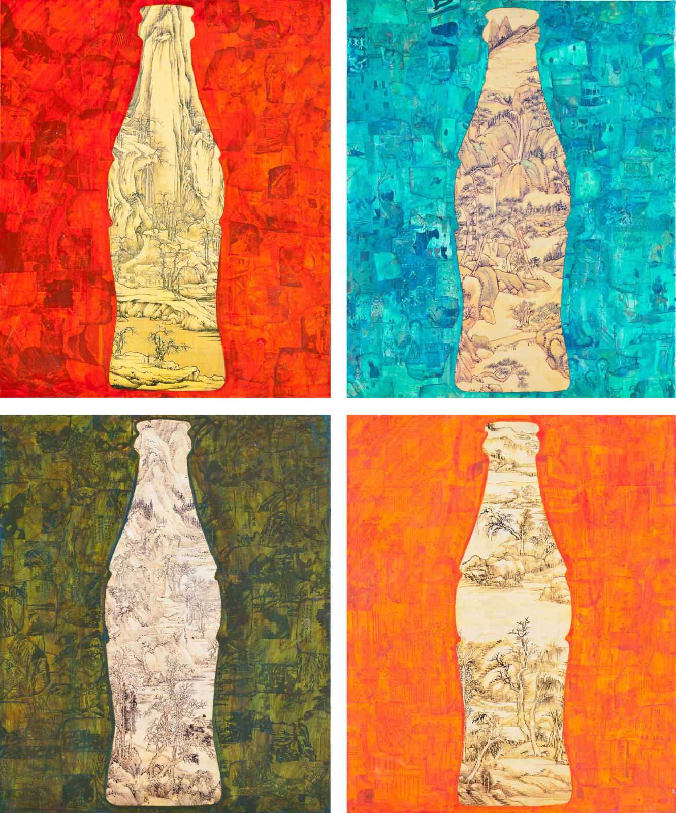 Xue Song 薛松, Landscape Cola B《山水可乐B》, 2011