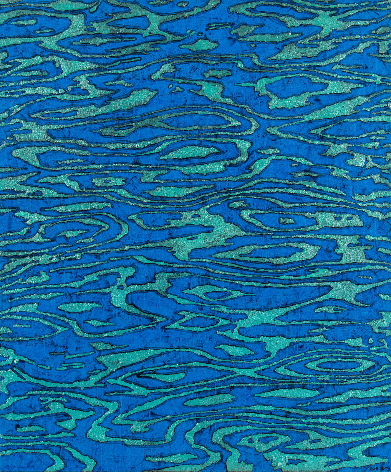 Xue Song 薛松, The Dao from Nature Series - Melody in the Water《法自然系列—水中曲》, 2023