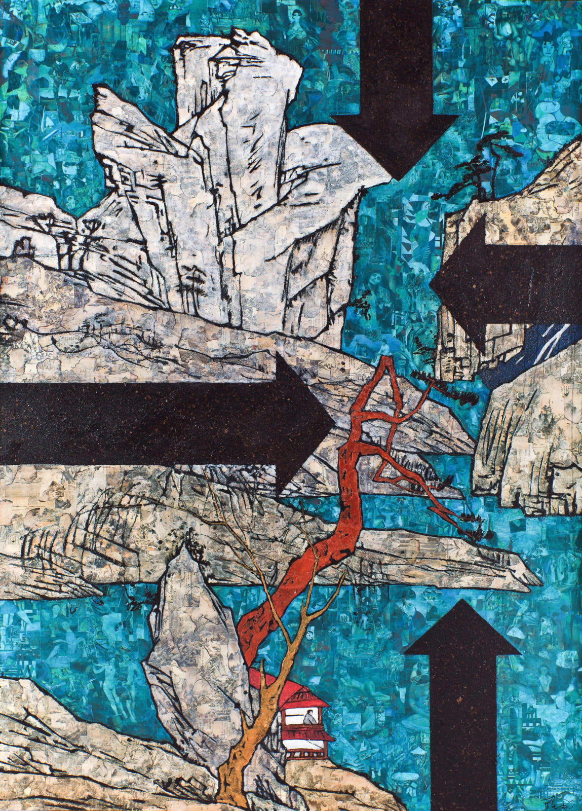 Xue Song 薛松, Symbol and Landscape《符号山水》, 2009