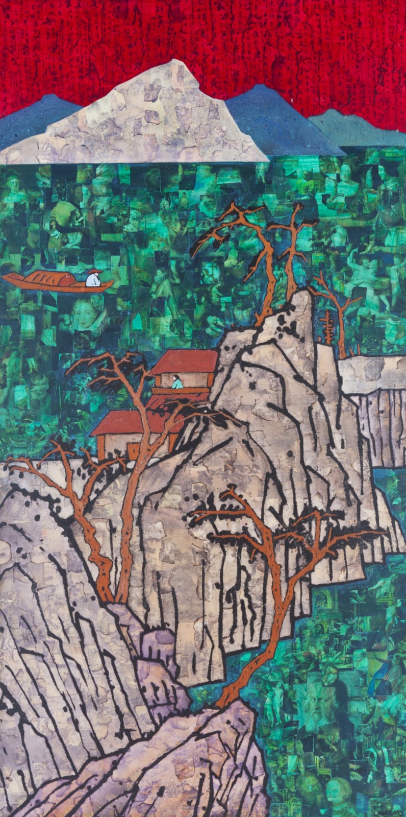 Xue Song 薛松, Mountain Dwelling Map《山居图》, 2016