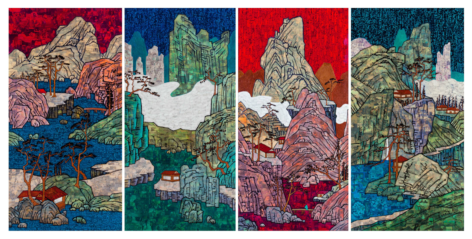 Xue Song 薛松, Spring, Summer, Autumn and Winter《春夏秋冬》, 2021