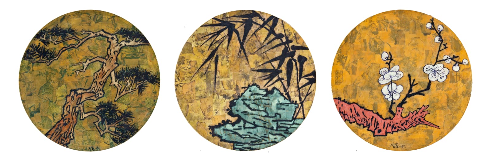 Xue Song 薛松, Pine, Bamboo, Plum《松，竹，梅》, 2011