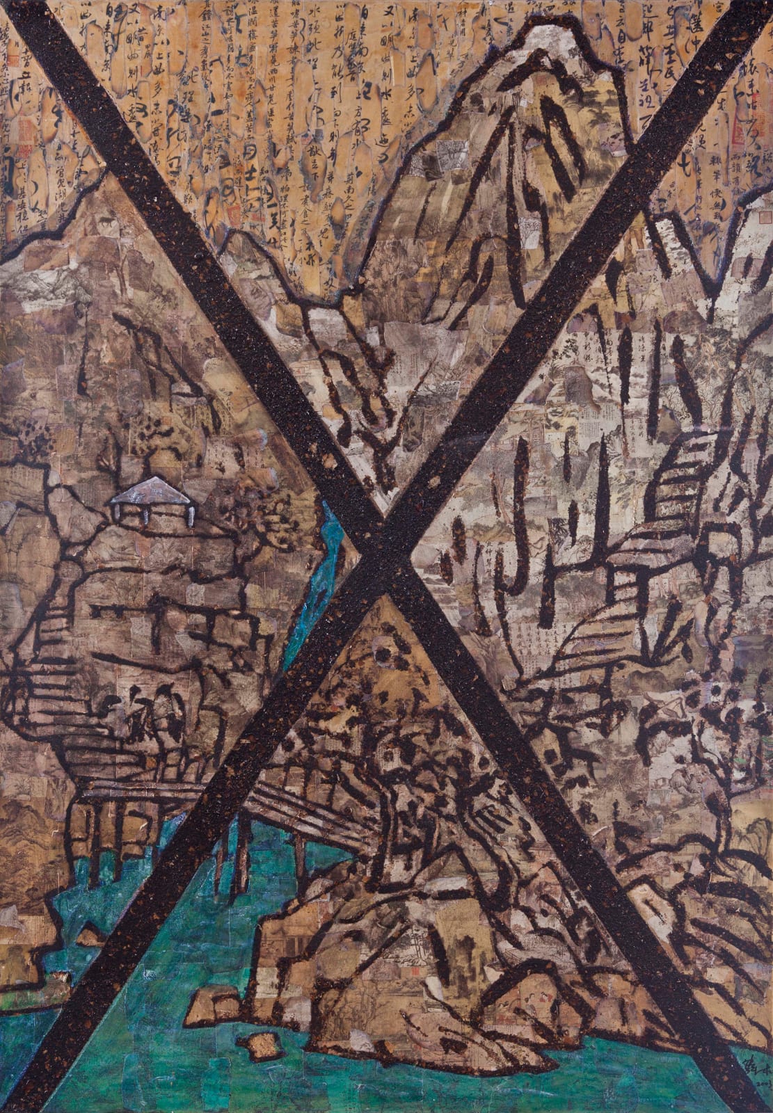 Xue Song 薛松, X·→NO.16《符号系列之16》, 2003