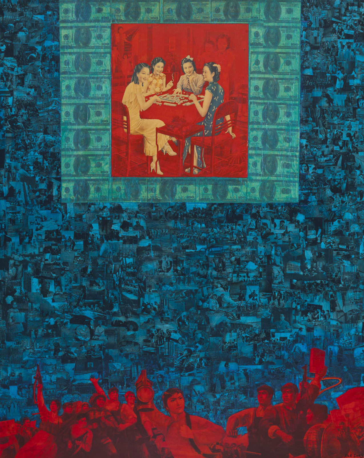 Xue Song 薛松, Play Mahjong《打麻将》, 2018