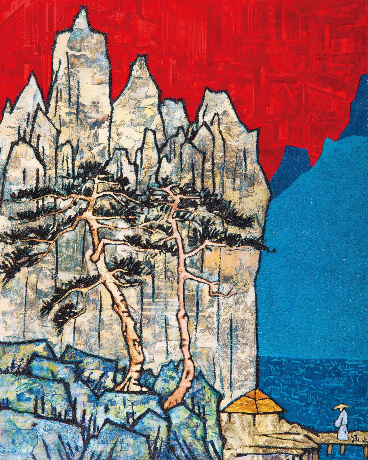 Xue Song 薛松, Tree-colored Scenery《树色风光》, 2011