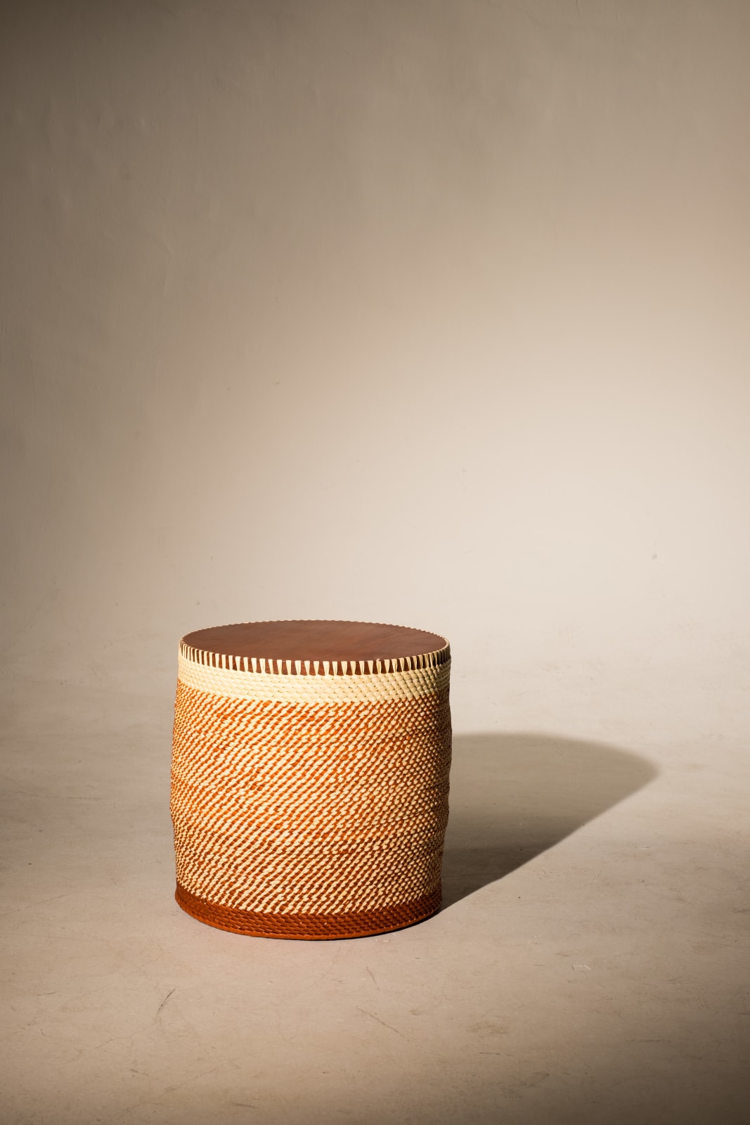 Maria Fernanda Paes de Barros, Palafitas Jararaca Striped stool, 2019
