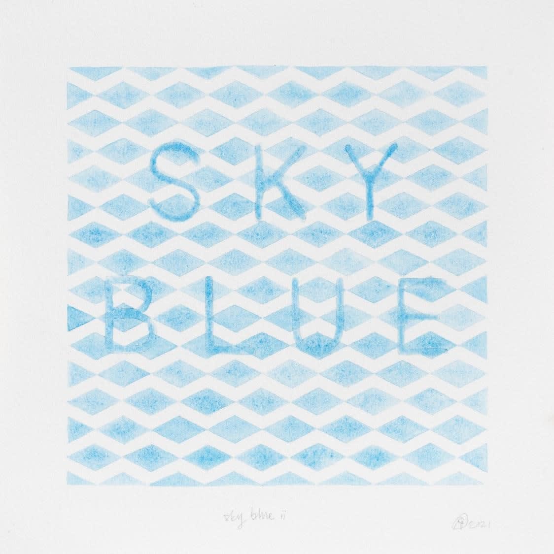 Noor Mahnun Anum, sky blue ii, 2021