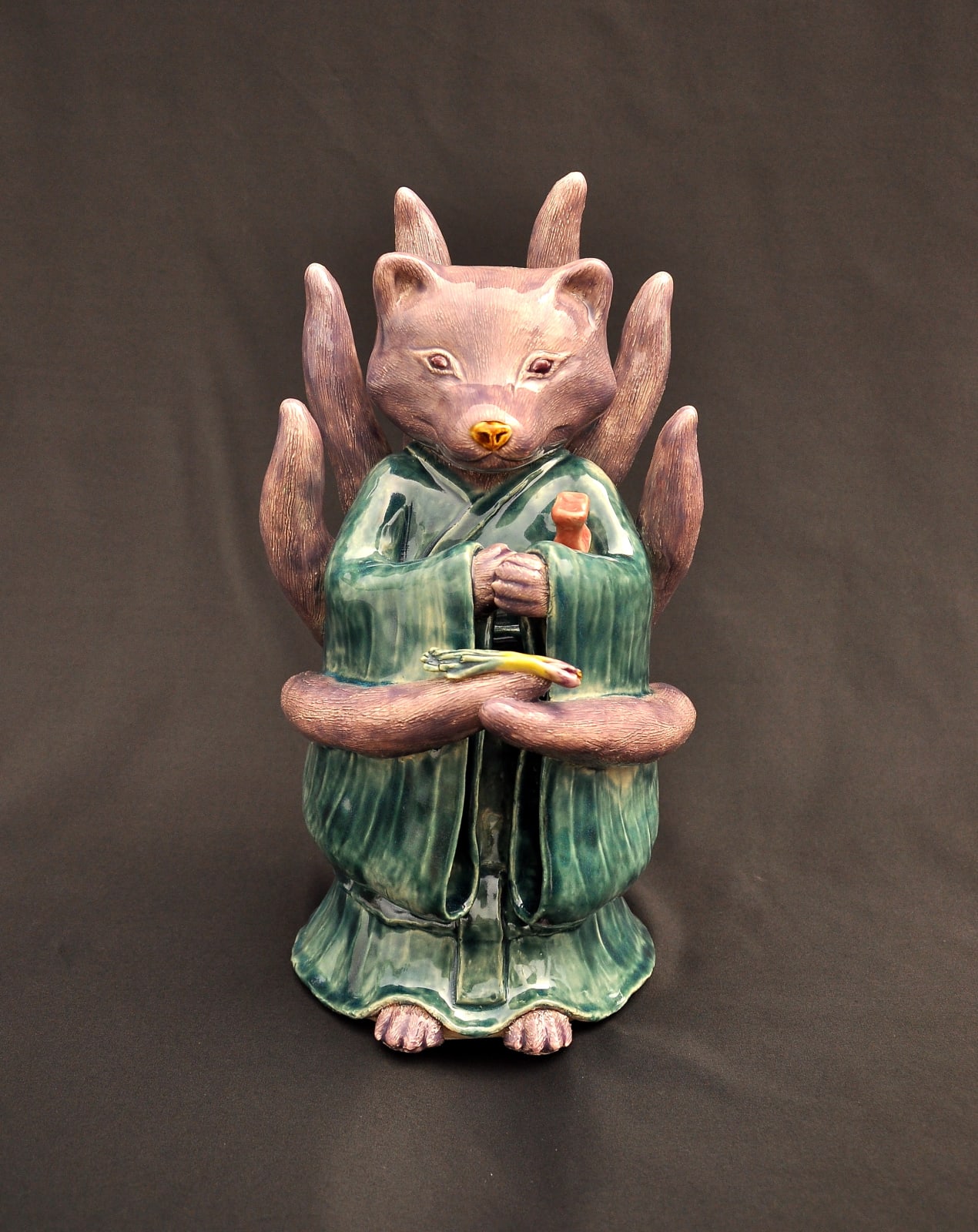 Shayne Phua, A Confucius for everyday folk (spring onion), 2024