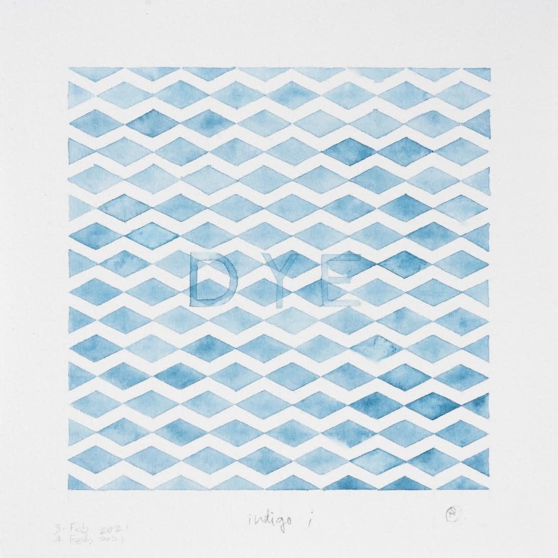 Noor Mahnun Anum, indigo i, 2021