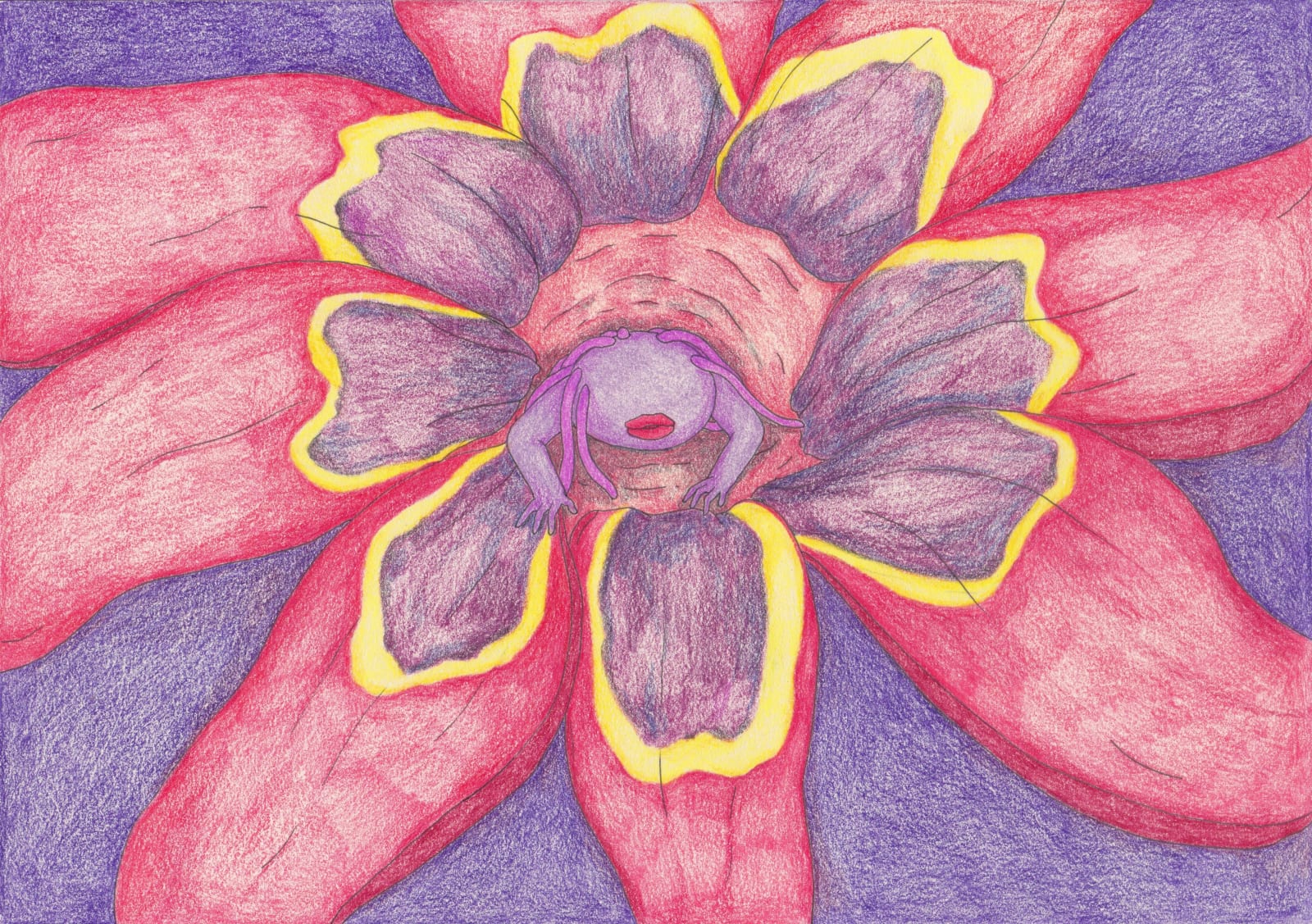 Geraldine Lim, I meet her at a place we always go to (a drawing journal) #149, 2022