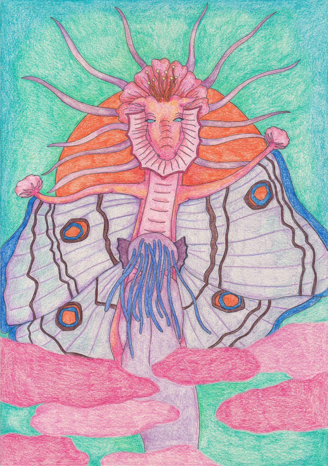 Geraldine Lim, I meet her at a place we always go to (a drawing journal) #154, 2022