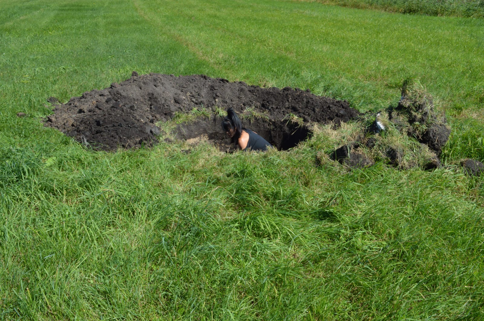Moi Tran, Everyday Work Series - Hole Dig No. 1, 2017