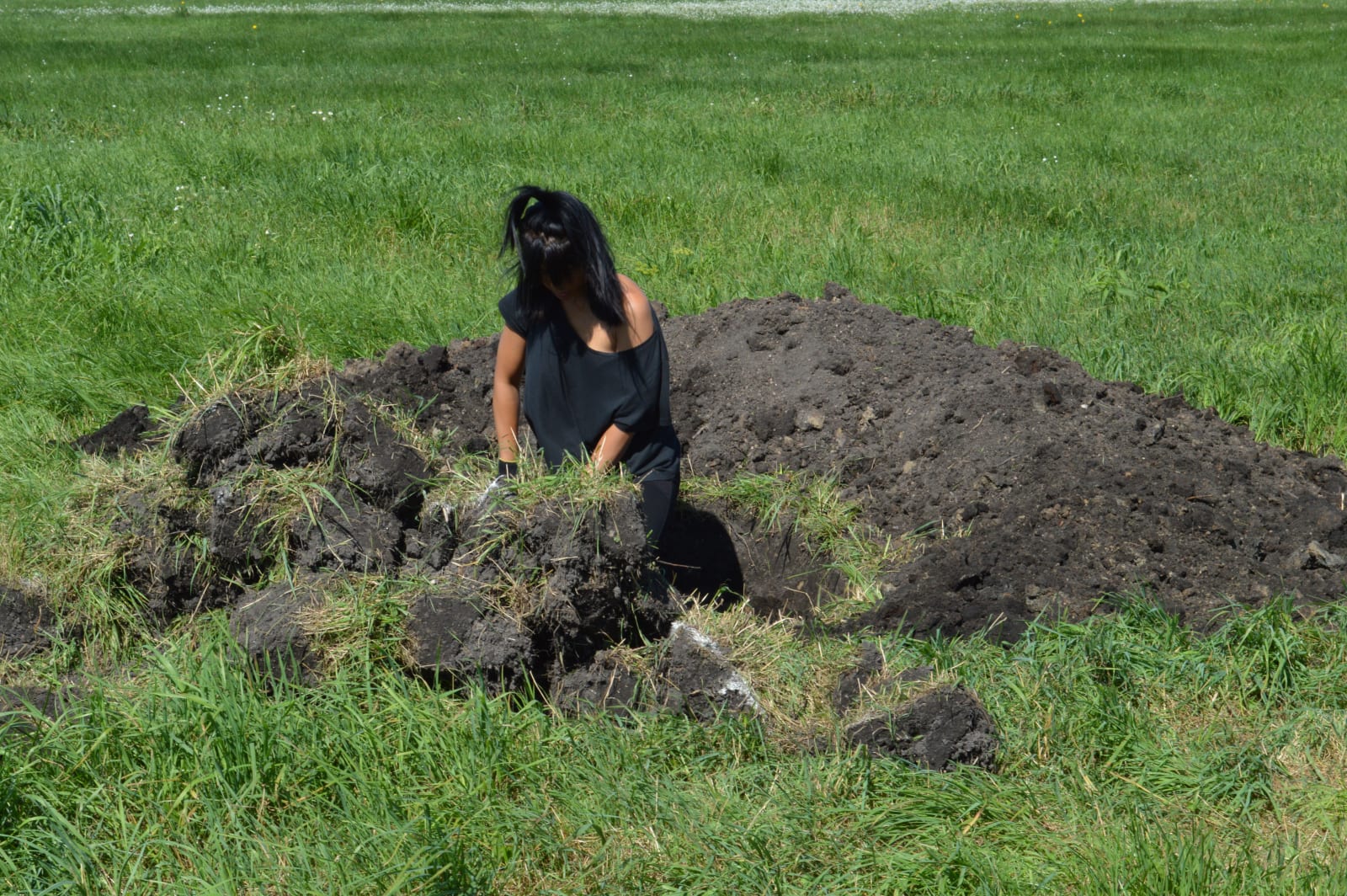 Moi Tran, Everyday Work Series - Hole Dig No. 1, 2017