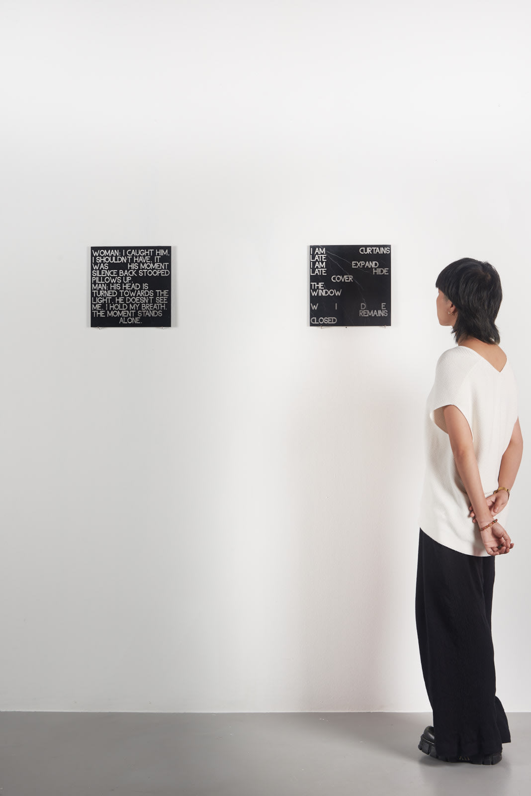 Moi Tran, Dying - A Journey 1. Poetry Tile, 2019