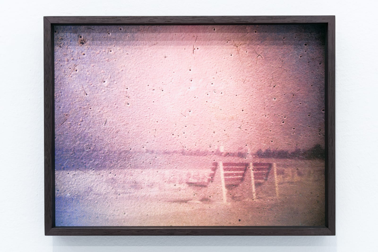 Wei Leng Tay, Untitled (bench by the sea), 2022