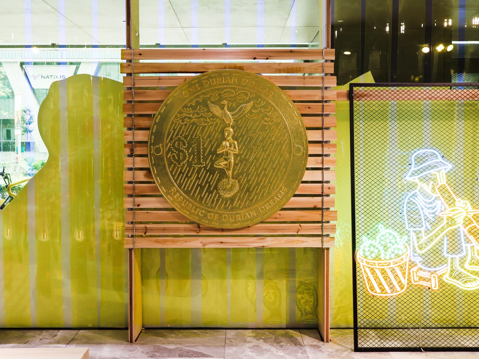 Chun U Bi, One Durian Dollar (Coin), 2025