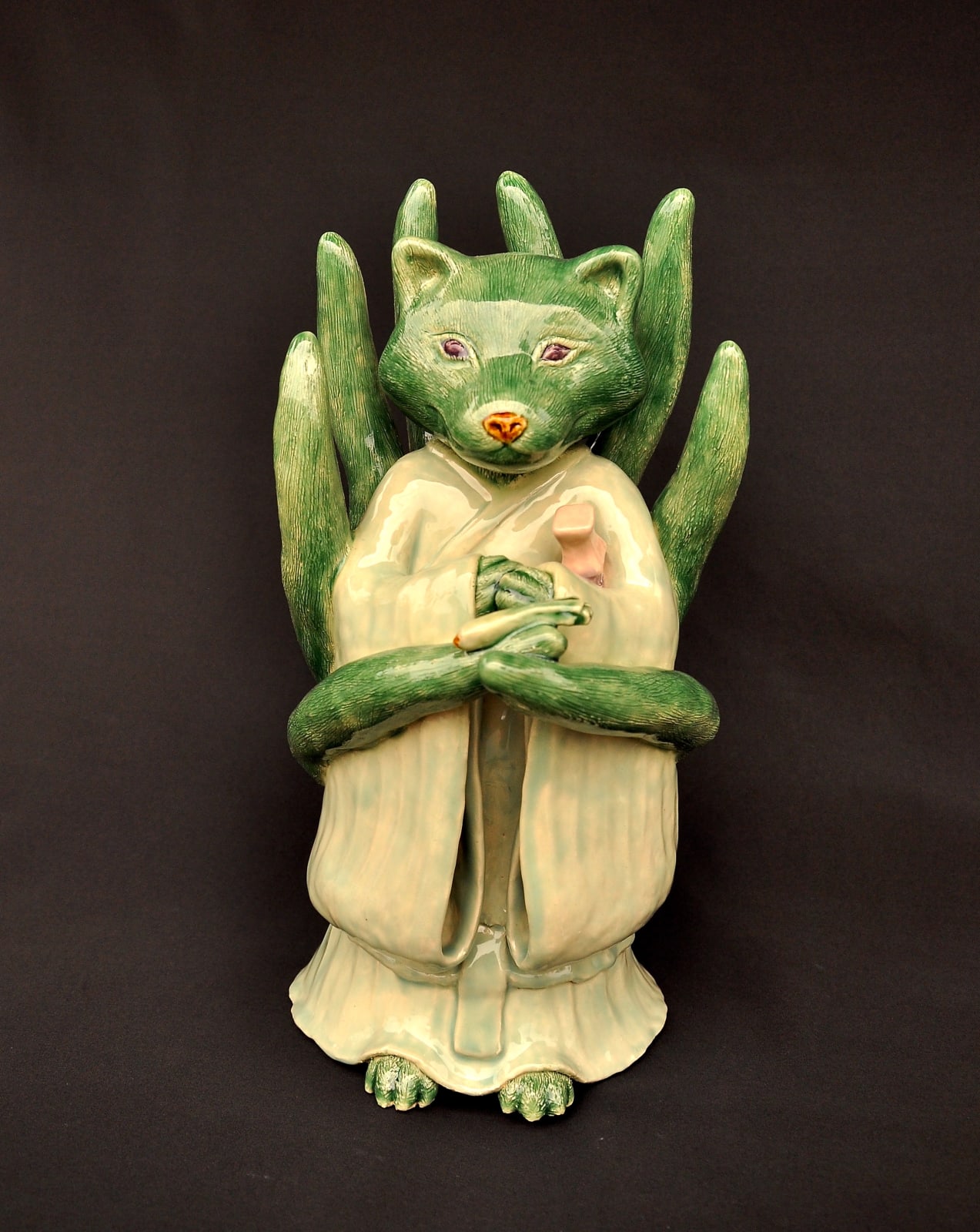 Shayne Phua, A Confucius for everyday folk (leek), 2024