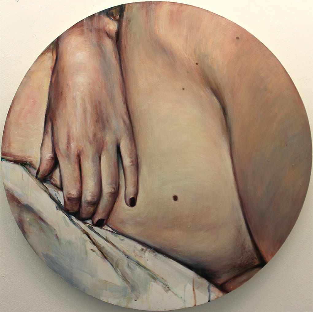 Kati Verebics, Nude with birthmarks II, 2018