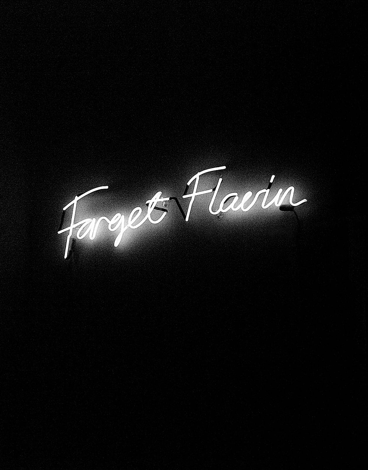 Anne Katrine Senstad, Forget Flavin (NY Version, English), 2008