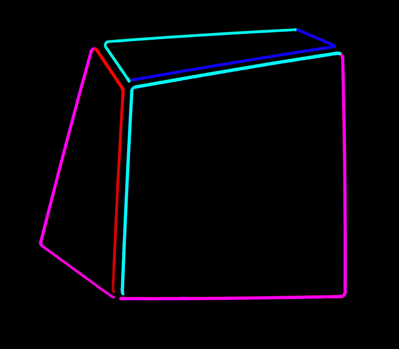 Anne Katrine Senstad, Soft Geometry Neon #010B, 2015-2019