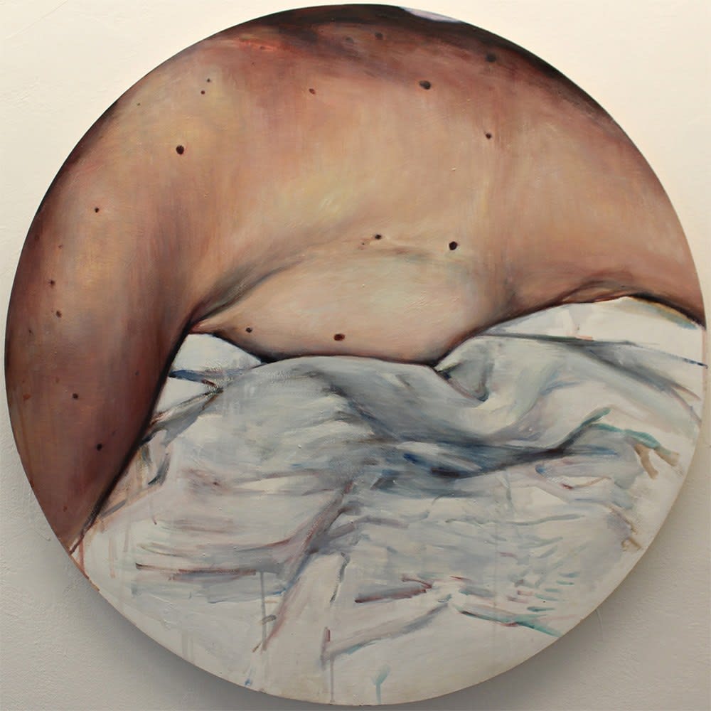 Kati Verebics, Nude with birthmarks I, 2018