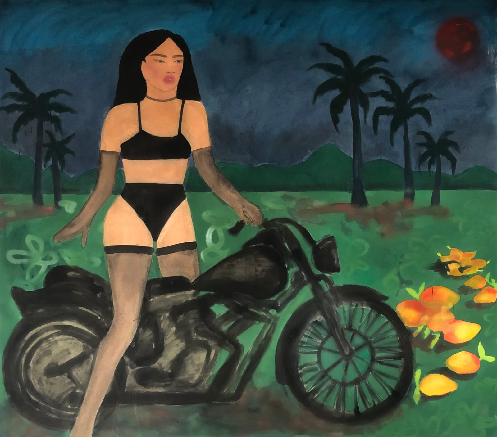 Laura Limbourg 蘿拉．琳伯格, Girl With Bike, 2021