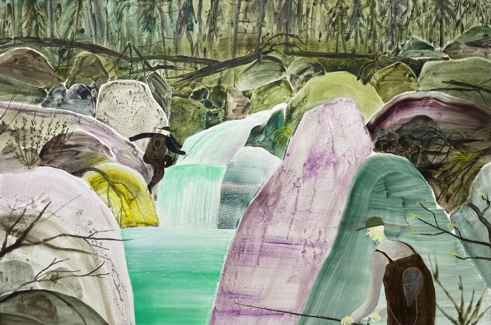 中村太一 Taichi Nakamura, Climb the stream, 2023