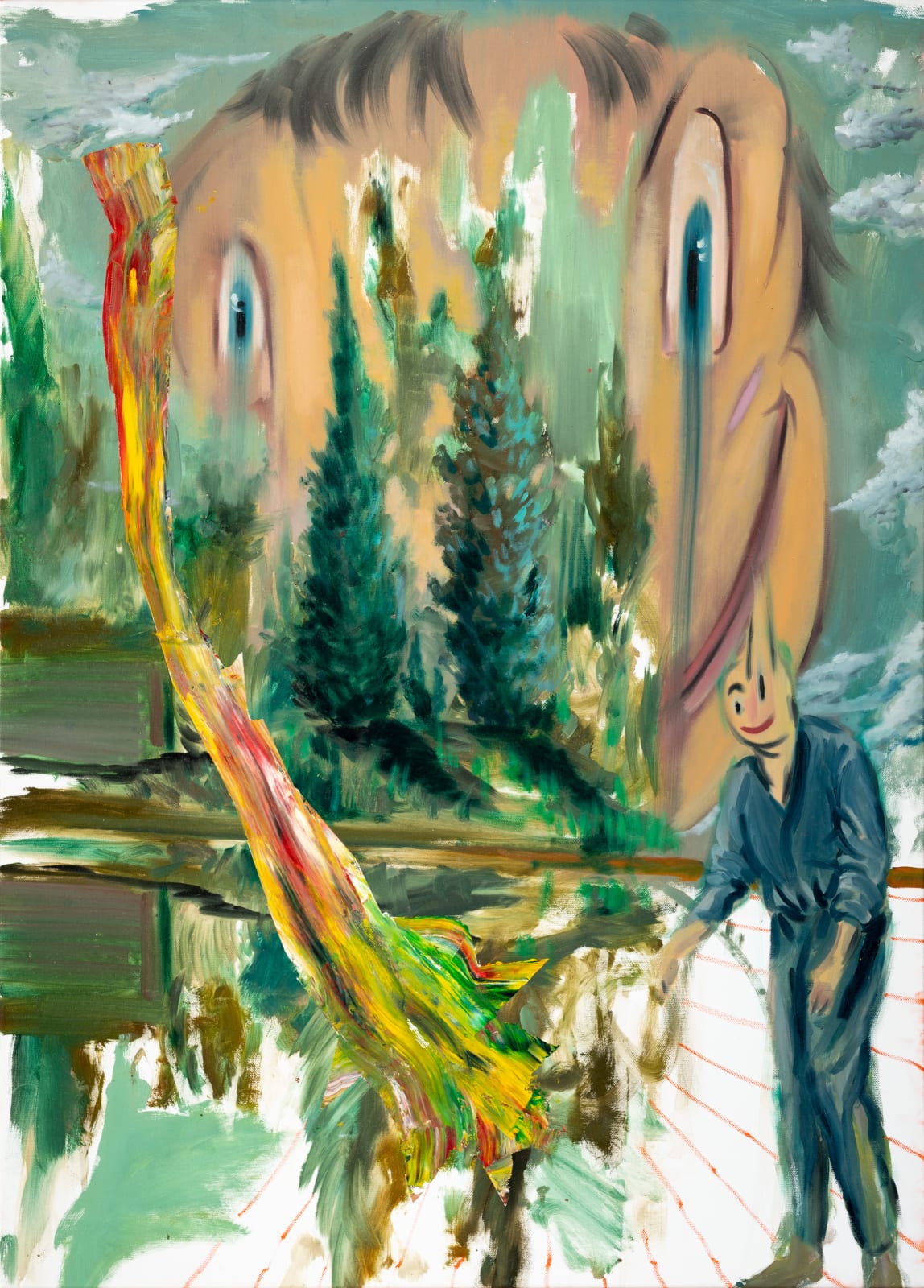 楊．紹馬爾, Head in the Landscape, 2020