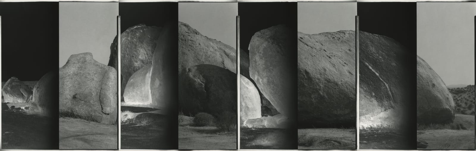 Chris McCaw, Inverse #71 (Mojave), 2023