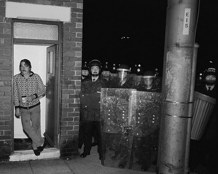 Chris Killip, During miners strike, Easington, Co Durham, 1984