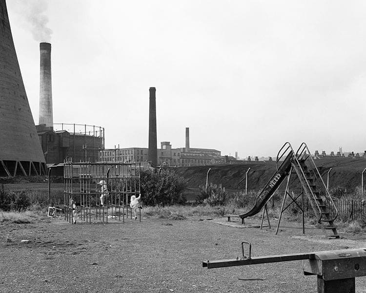 Chris Killip, Playground, Huddersfield, Yorkshire, 1974