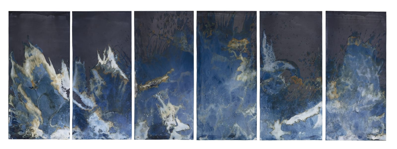 Meghann Riepenhoff, Littoral Drift #1267 (Stinson Beach, CA 06.11.19, Crashing Waves at Swash Zone), 2019