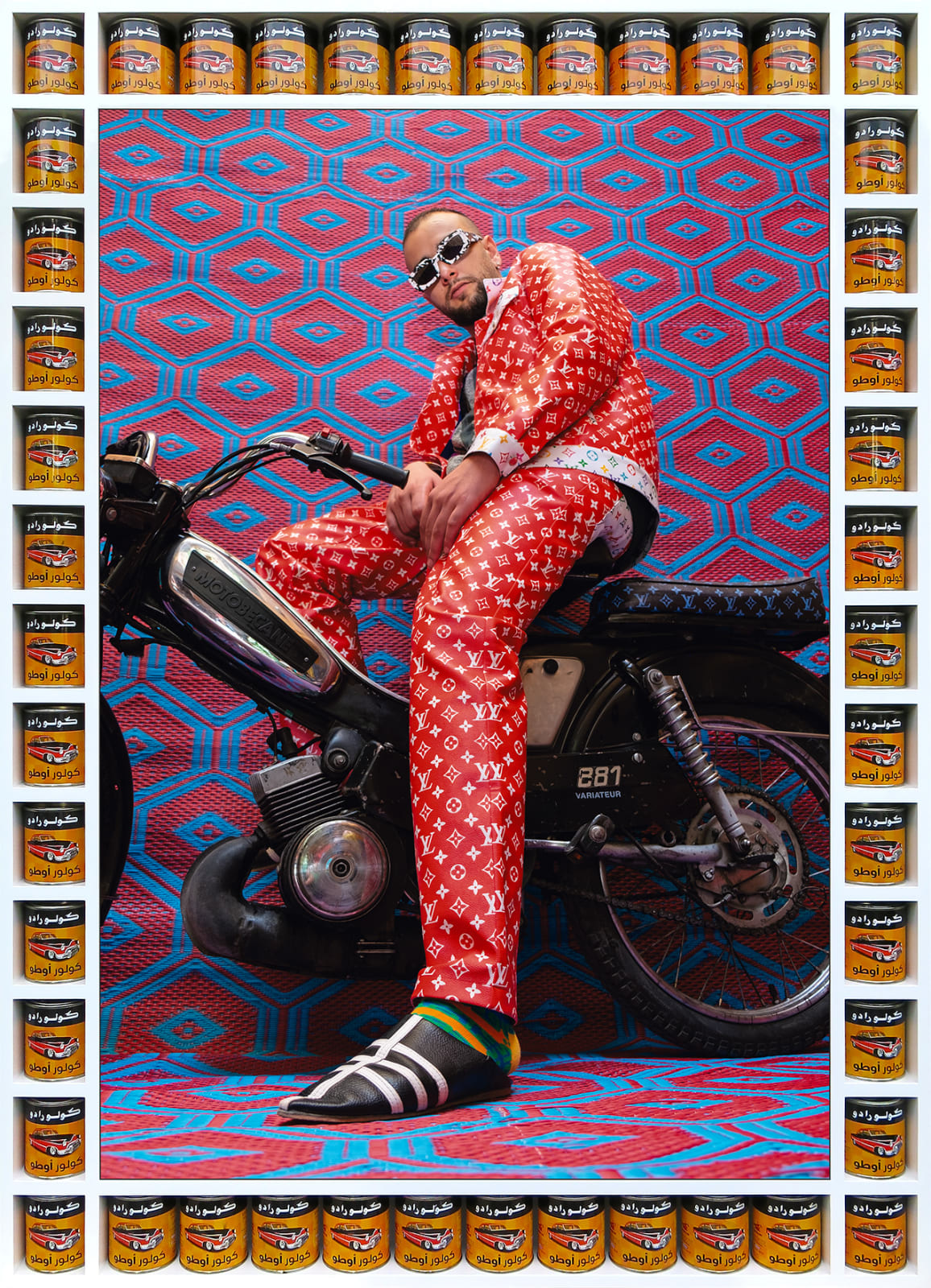 Hassan Hajjaj, Draganov On Bike, 2021/1442