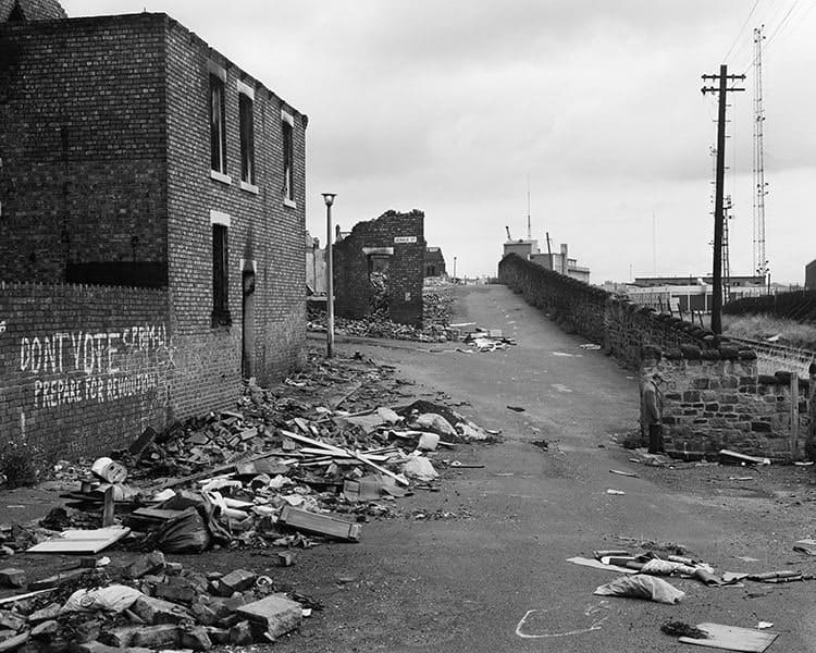 Chris Killip, Demolished housing, Wallsend, Tyneside, 1977