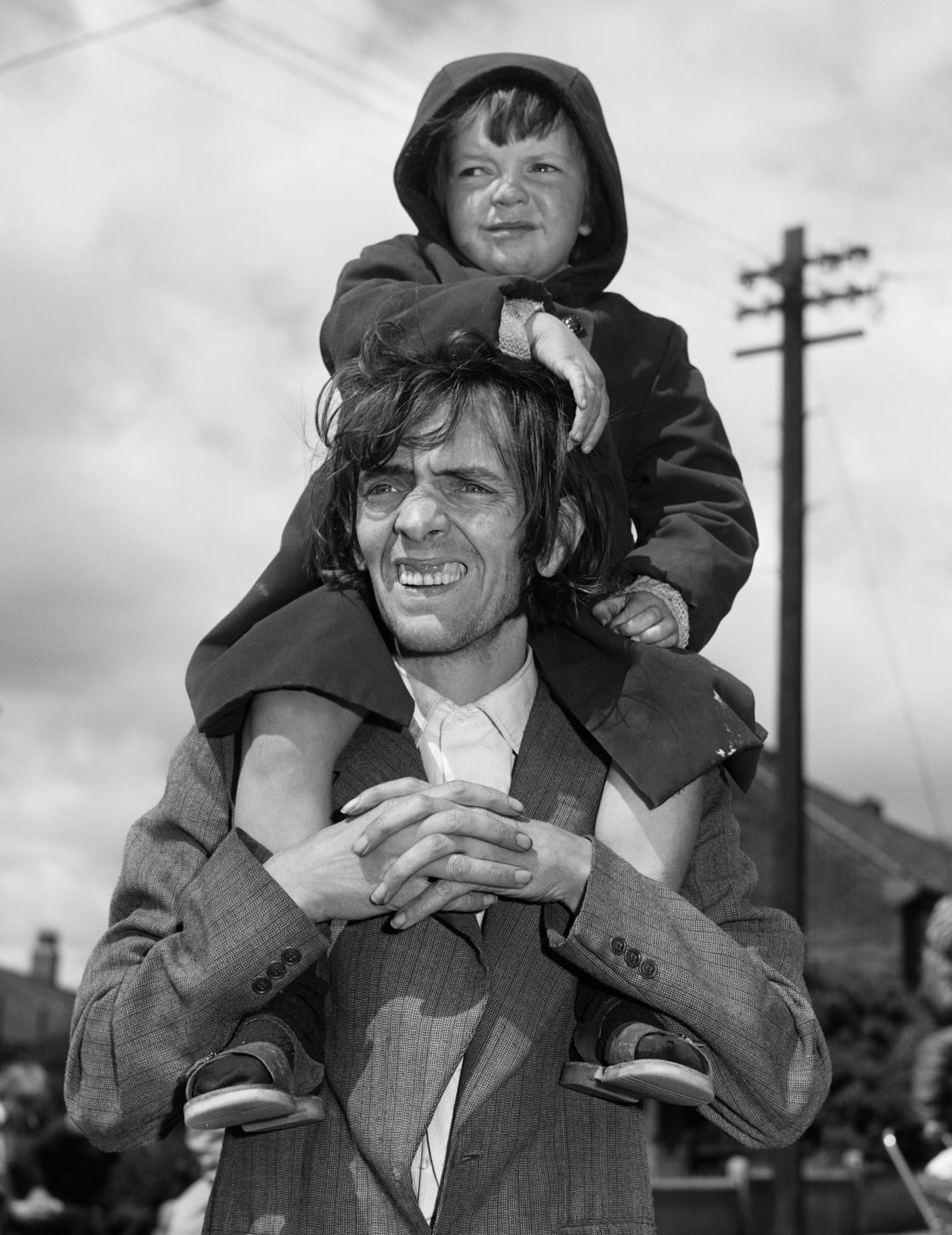 Chris Killip, Father and Son, West End, Newcastle, 1980