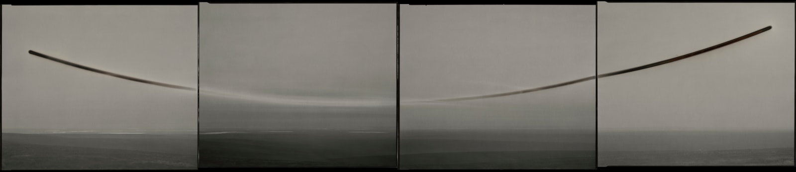 Chris McCaw, Sunburned GSP#858 (Sunset/sunrise, North Slope, Arctic Circle, Alaska), 2015