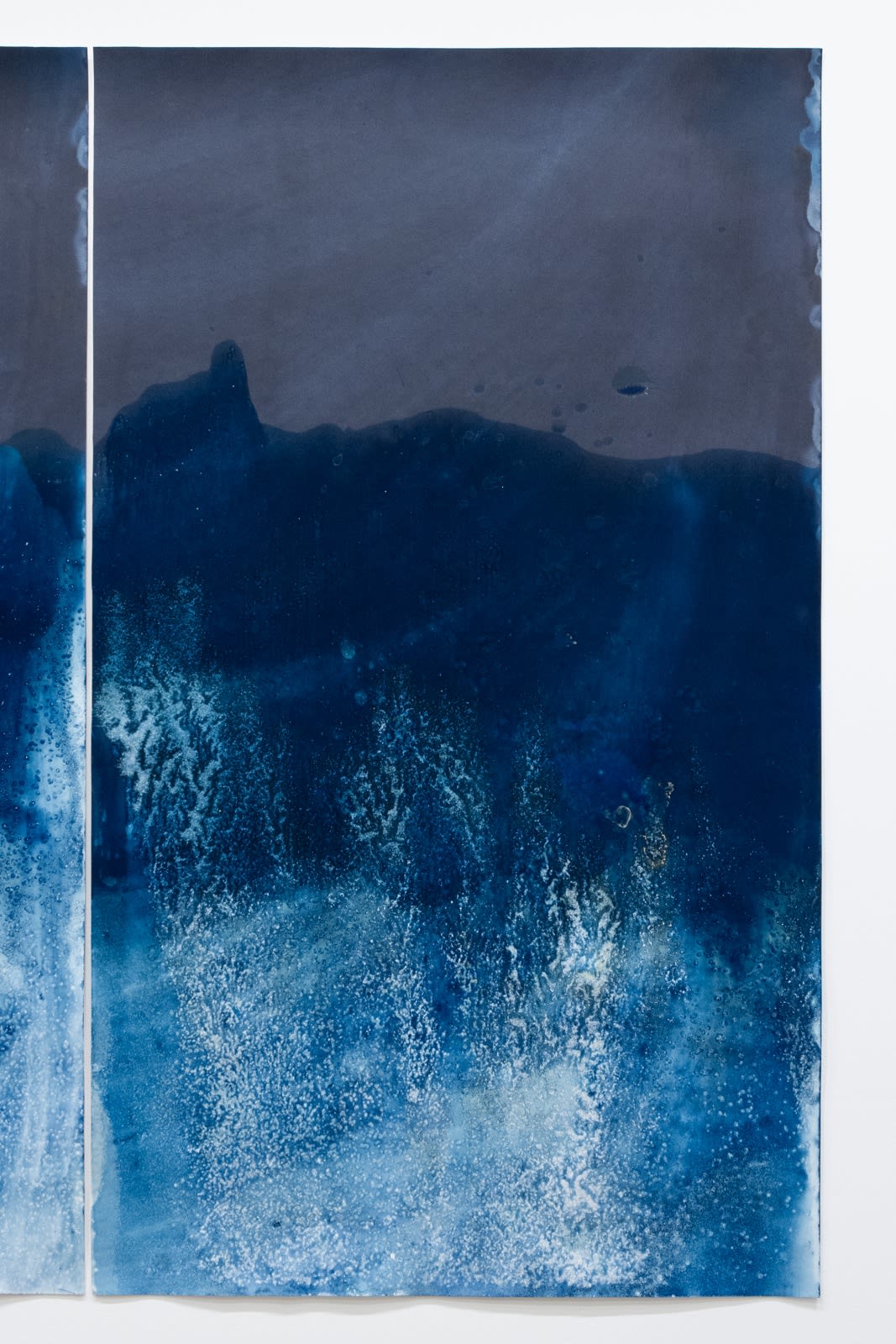 Meghann Riepenhoff, Littoral Drift #1511 (Triptych, Miami Beach, FL 03.02.2019, Ebb Tide, Five Waves), 2019
