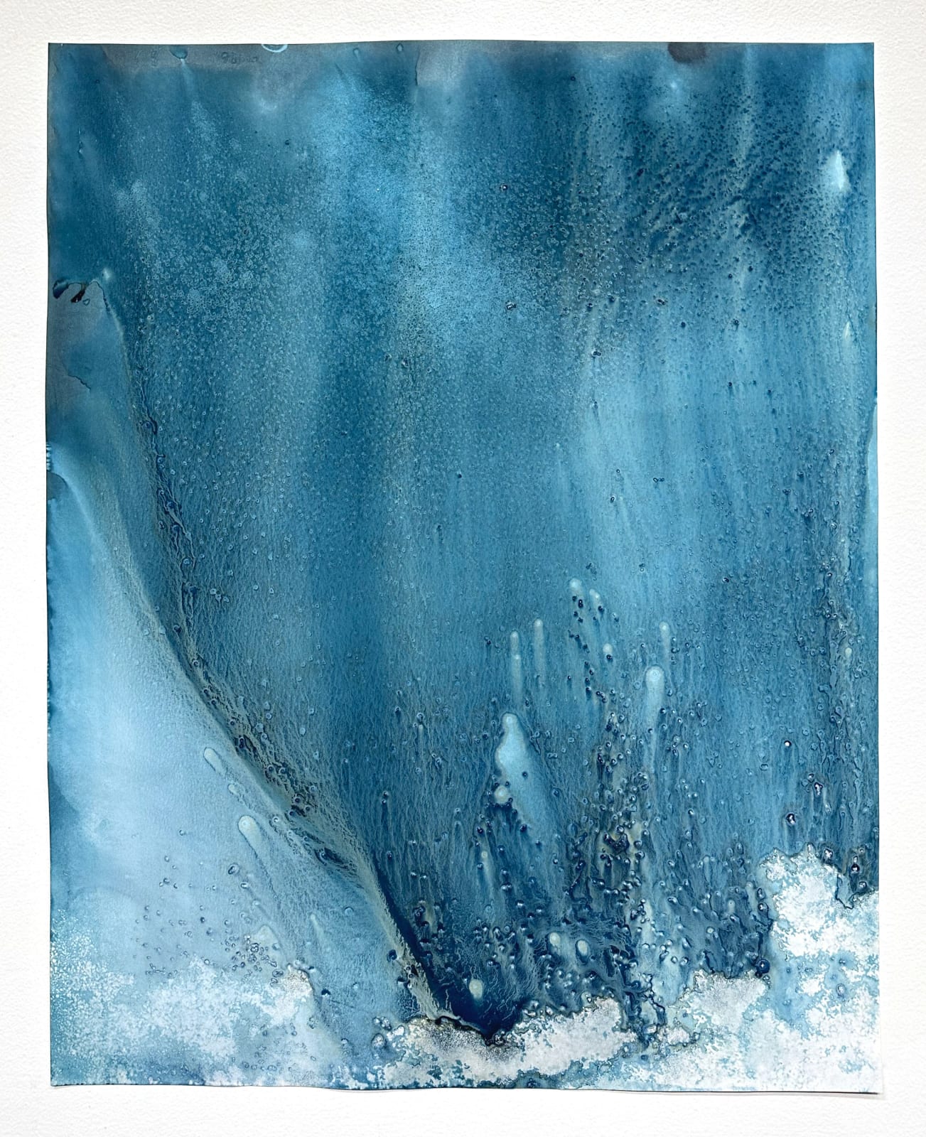 Meghann Riepenhoff, Littoral Drift #1554 (Nai’a Lagoon, HI 03.19.22, Ebb Tide over Crashing Rocks), 2022