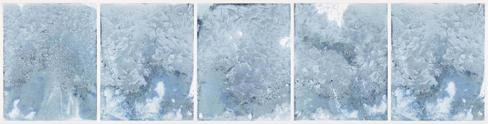 Meghann Riepenhoff, Ice #434 (25-31℉, Ephemeral Stream, WA 02.26.23), 2023