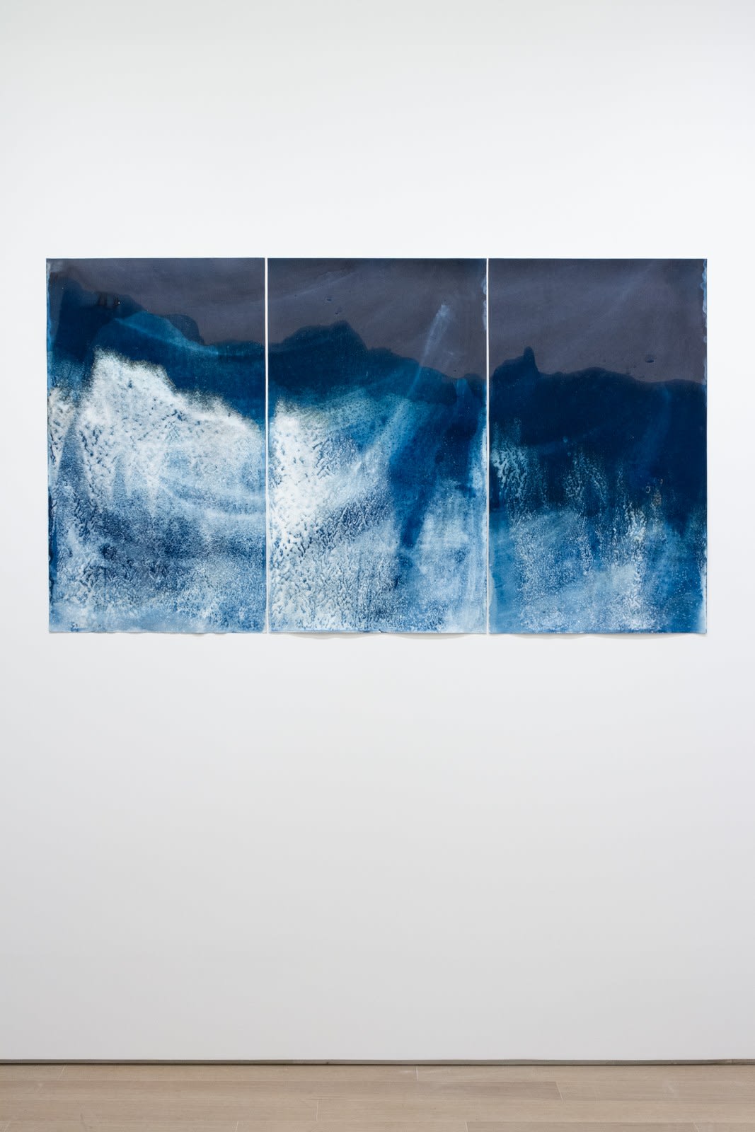 Meghann Riepenhoff, Littoral Drift #1511 (Triptych, Miami Beach, FL 03.02.2019, Ebb Tide, Five Waves), 2019