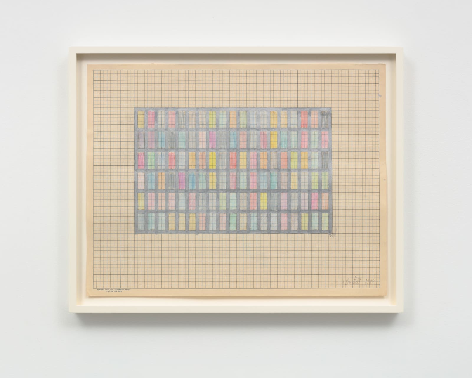 Jennifer Bartlett, Untitled, 1970