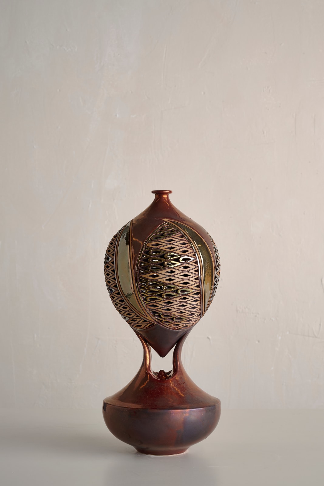 Ibrahim Said, Lance Leaf Vase, 2025