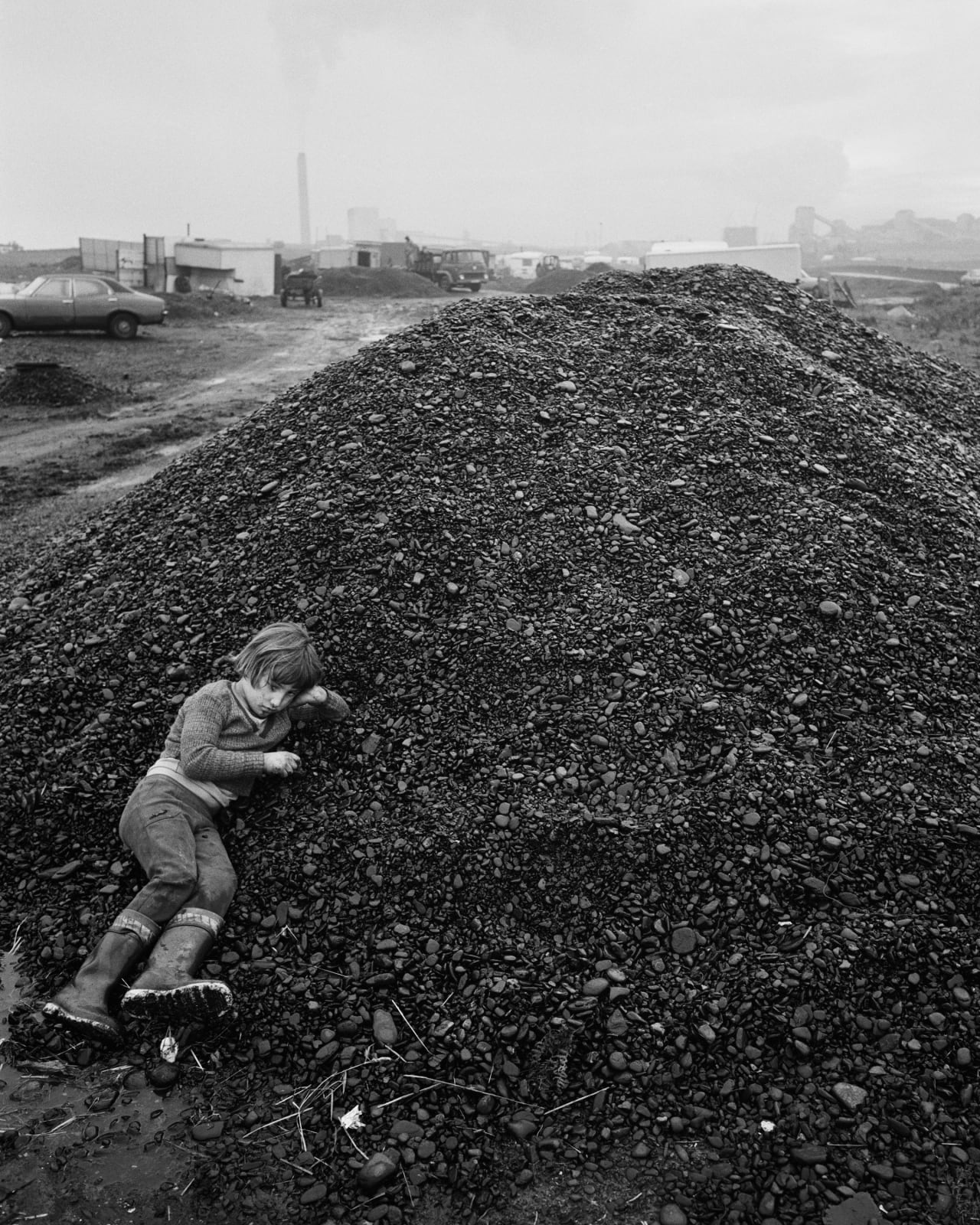 Chris Killip, John on the coal, Lynemouth, Northumberland, 1983