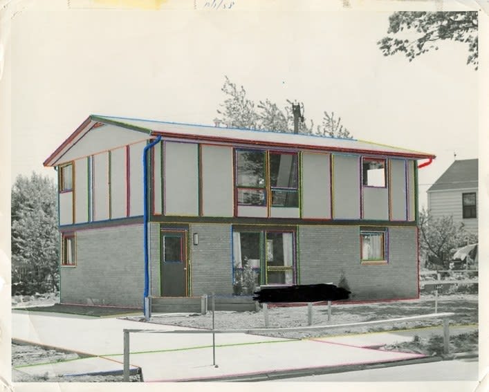 Julie Cockburn, Party House, 2013