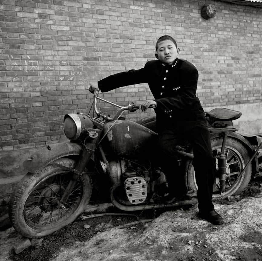 Liu Zheng, A Rural Boy in School Uniform, Fengxiang, Shaanxi Province, From the series The Chinese, 2000