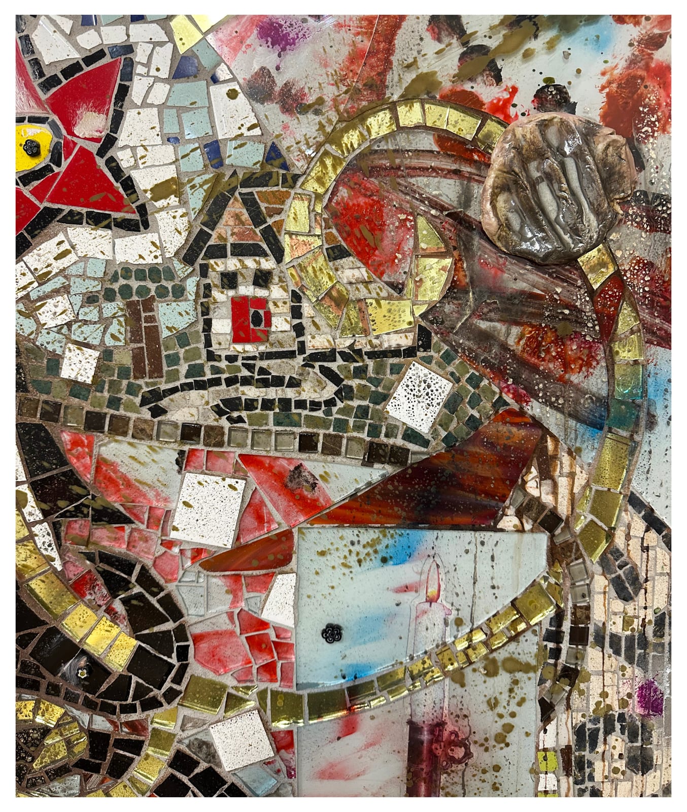 Cameron Welch, Untitled (Relief Painting), 2025